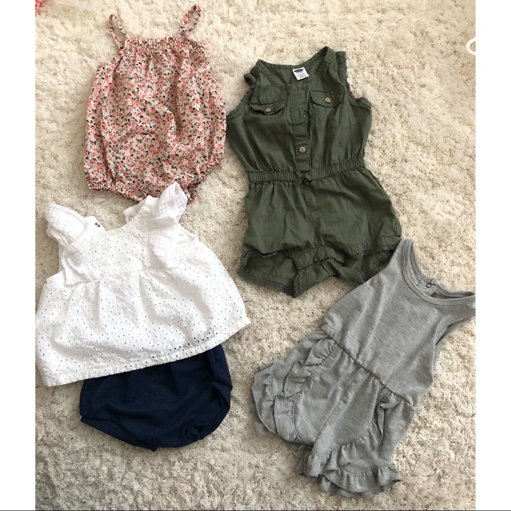 4 baby girl outfits
